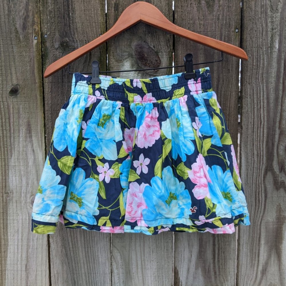 Hollister Floral Cotton Skirt - Small